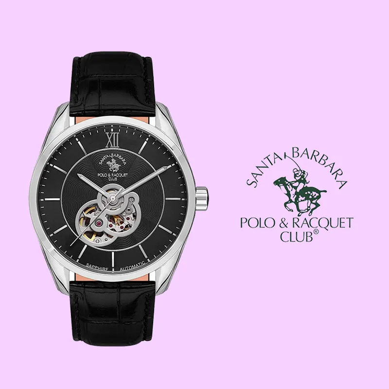 Santa Barbara Polo & Racquet Club Automatic Men's Watch- SB.4.1008-2